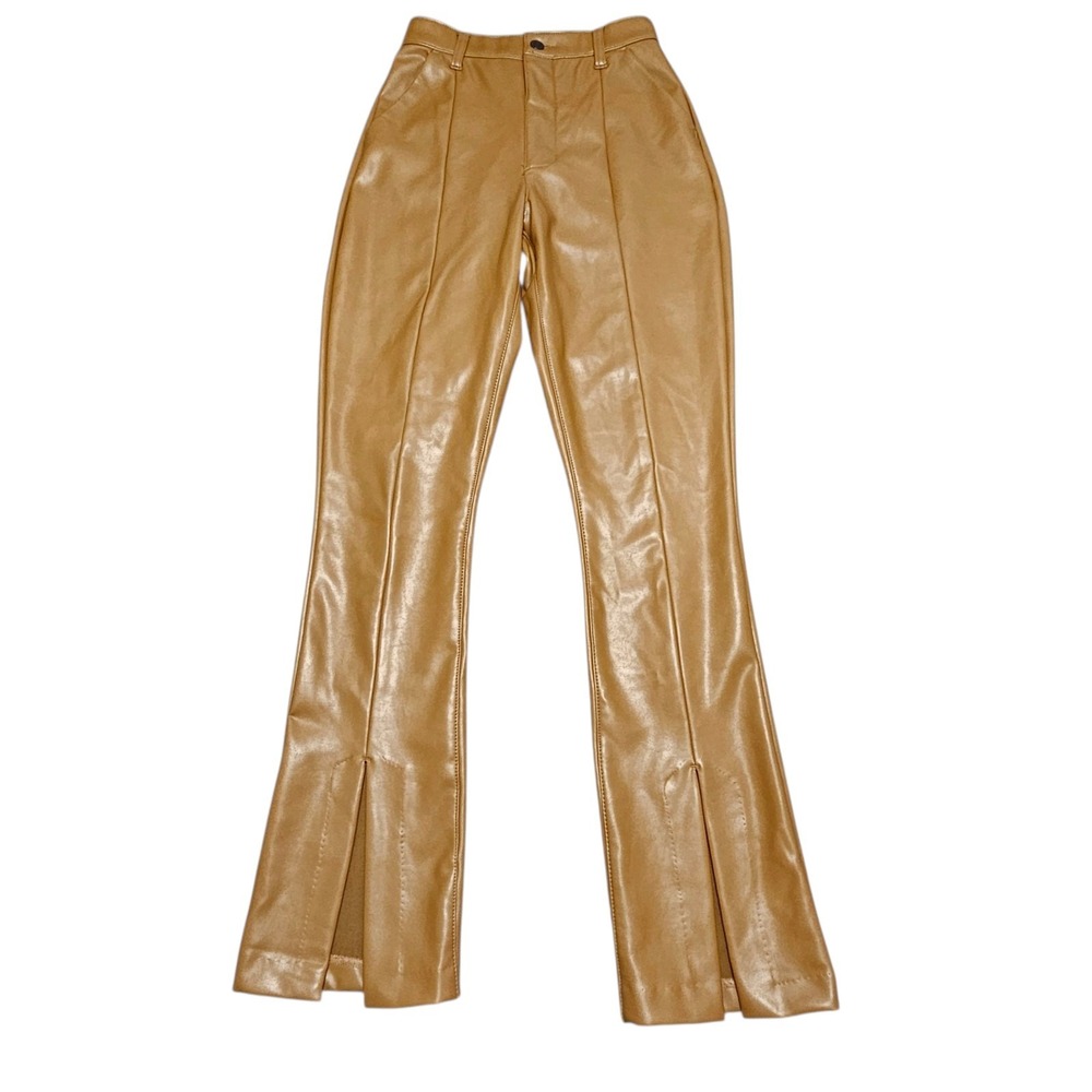 Abercrombie & Fitch Faux Leather Pants Size 25 Curvy The Skinny Ultra High Rise
